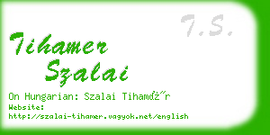 tihamer szalai business card